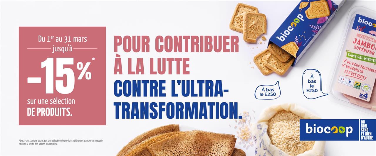 CAM Mars 2023 - Pour contribuer à la lutte contre l'ultra-transformation